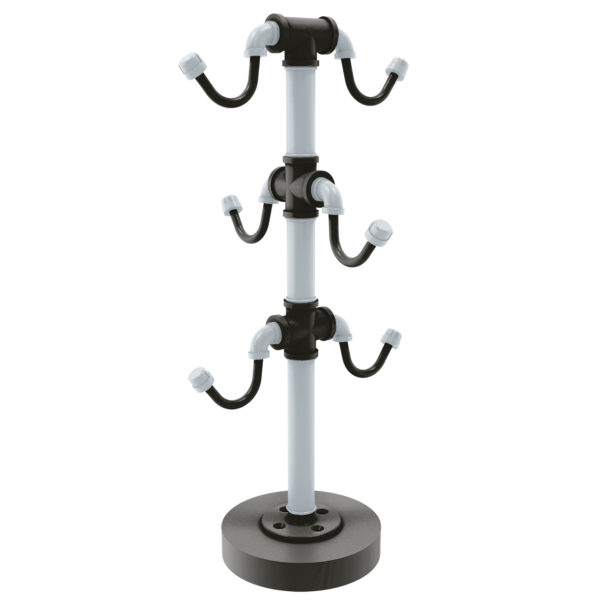 Diamond Collection Countertop 6 Coffee Mug Holder Chicago South Side Edition
