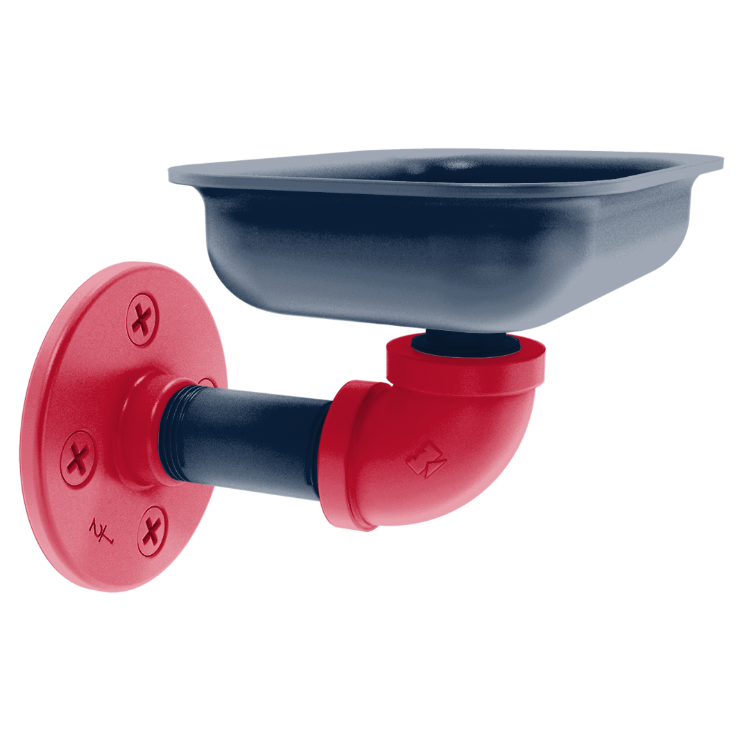 Hardwood Collection Wall Mounted Soap Dish New Orleans Edition