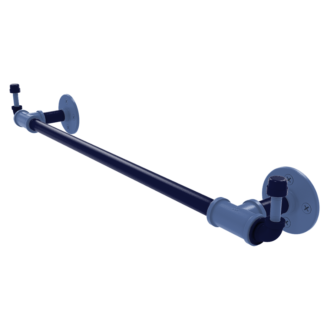 Hardwood Collection Towel Bar with Integrated Hooks Memphis Edition