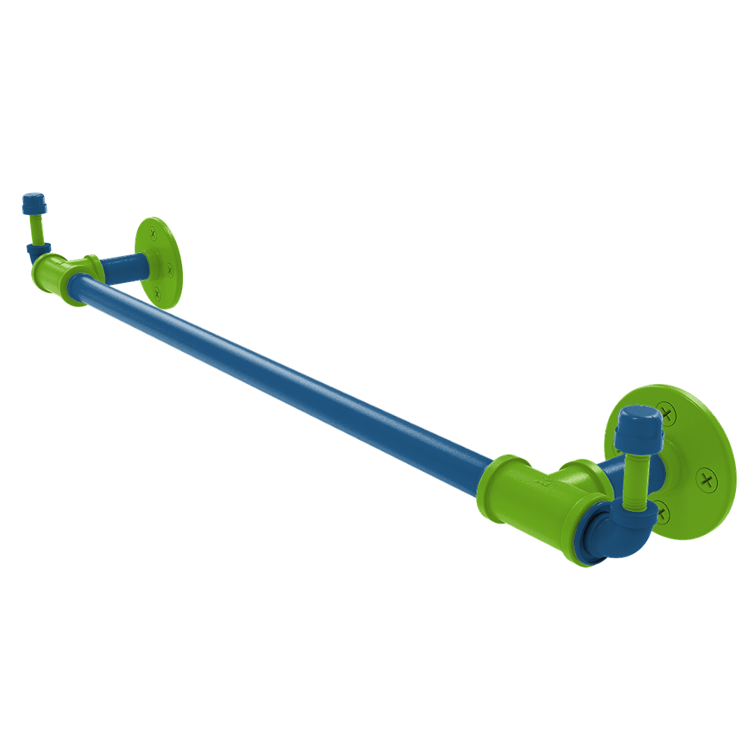 Hardwood Collection Towel Bar with Integrated Hooks Minnesota Edition