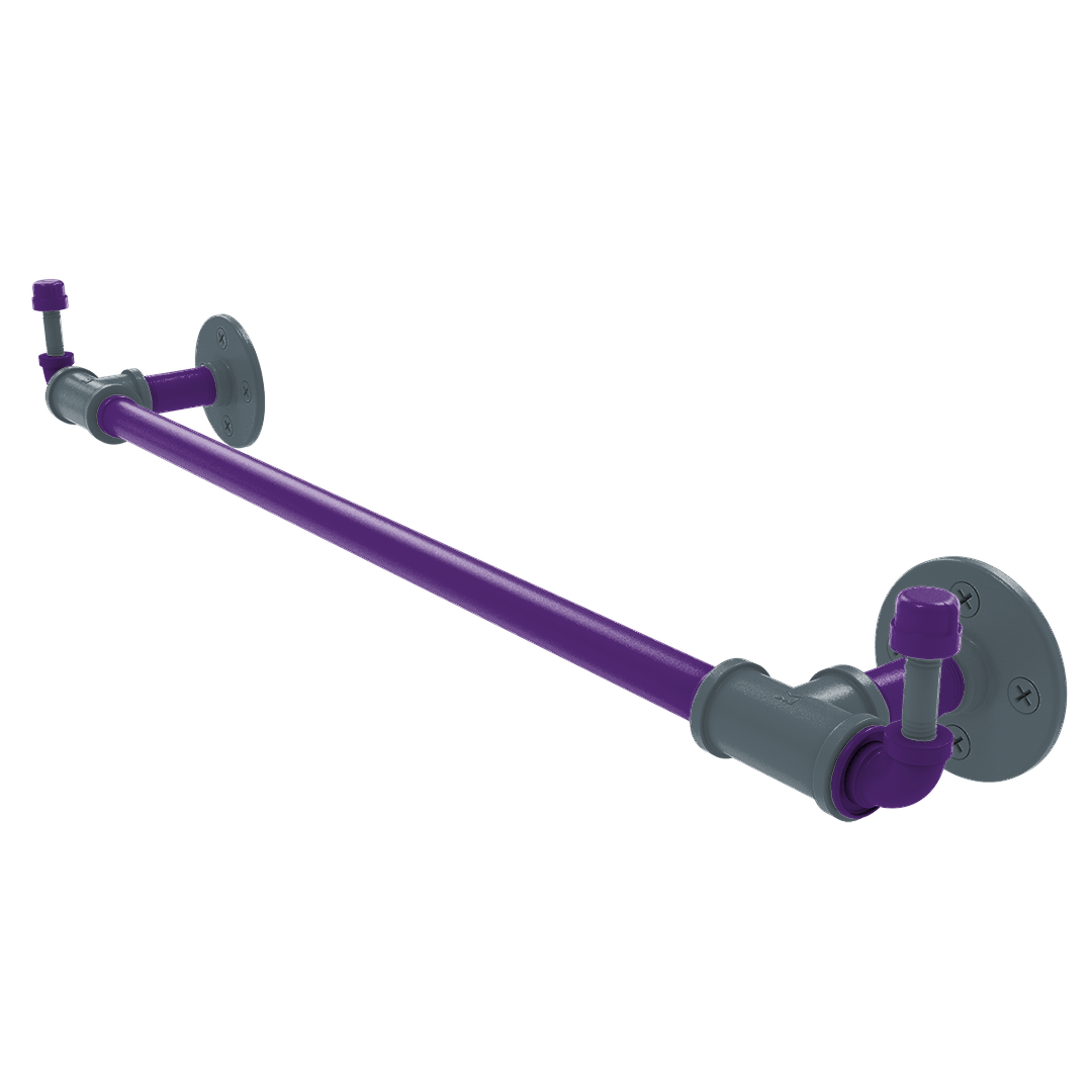 Hardwood Collection Towel Bar with Integrated Hooks Sacramento Edition