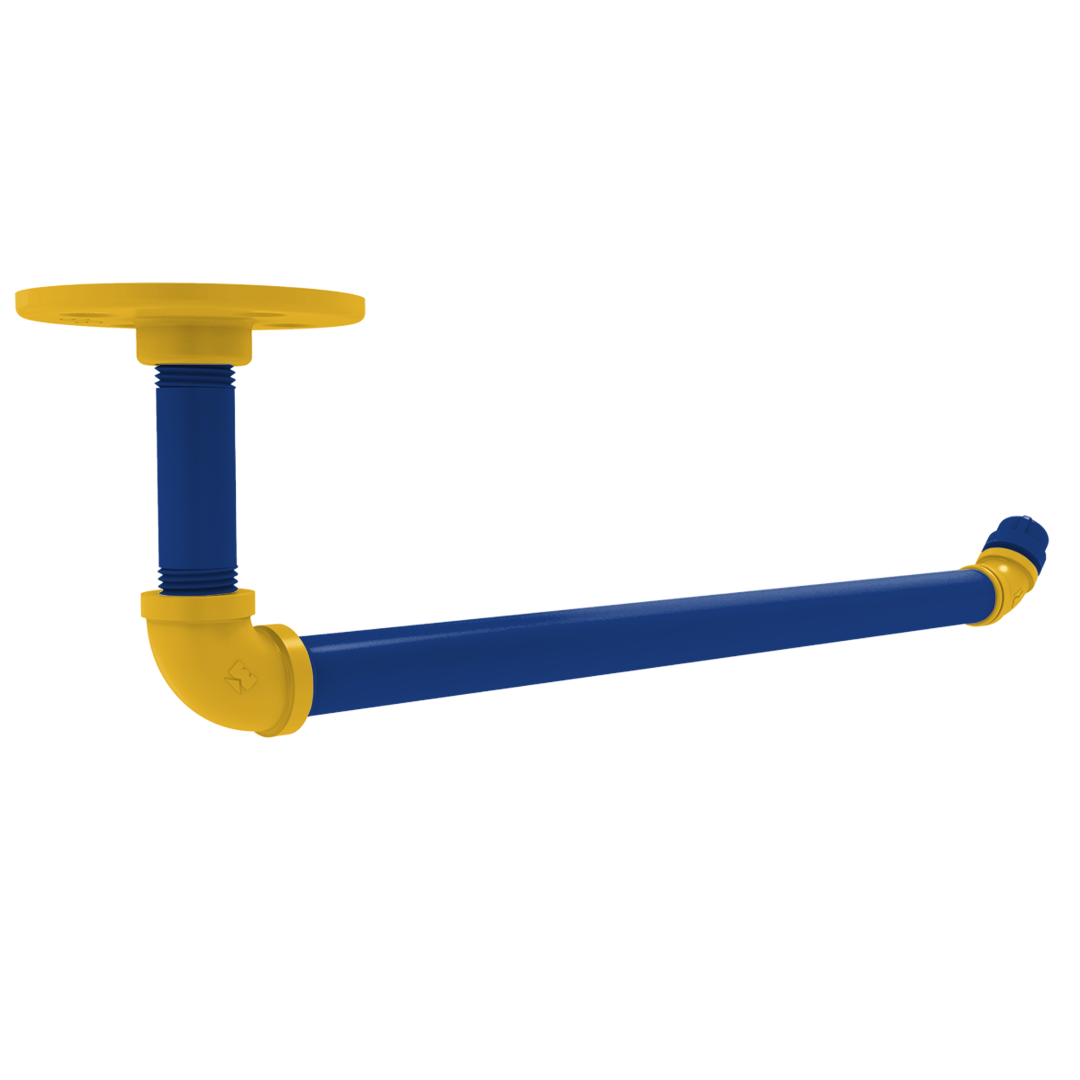 Hardwood Collection Under Cabinet Paper Towel Holder Golden State Edition