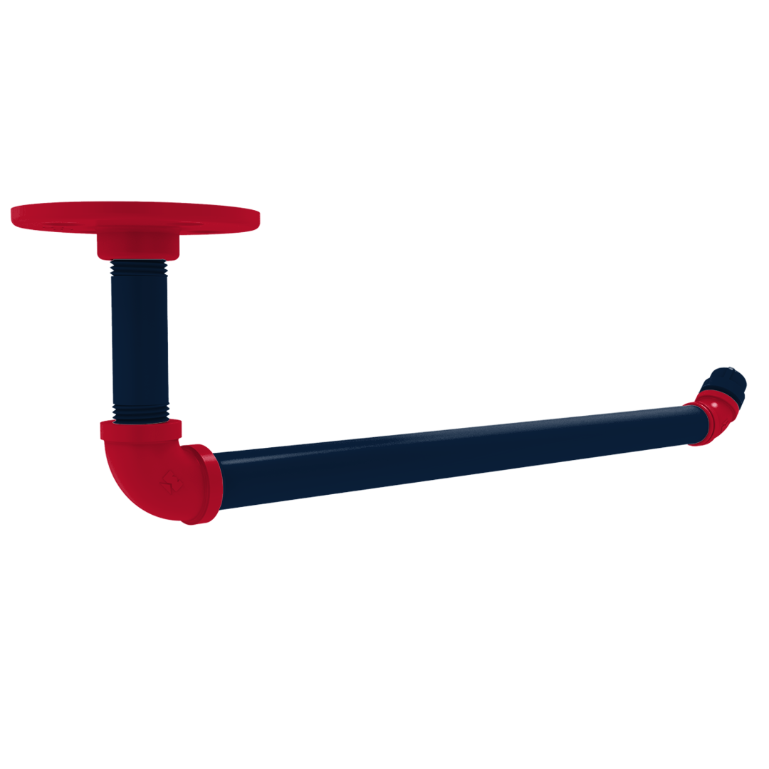 Hardwood Collection Under Cabinet Paper Towel Holder New Orleans Edition