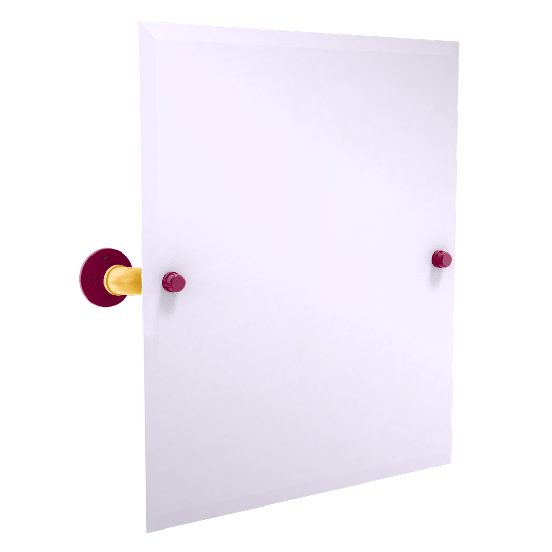 Hardwood Collection Frameless Rectangular Wall Mounted Tilt Mirror Cleveland Edition