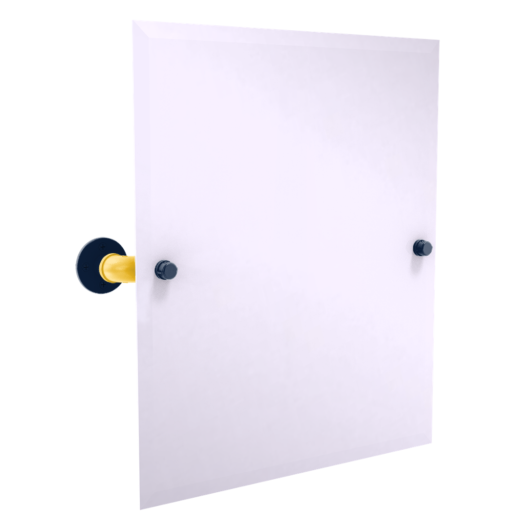 Hardwood Collection Frameless Rectangular Wall Mounted Tilt Mirror Denver Edition