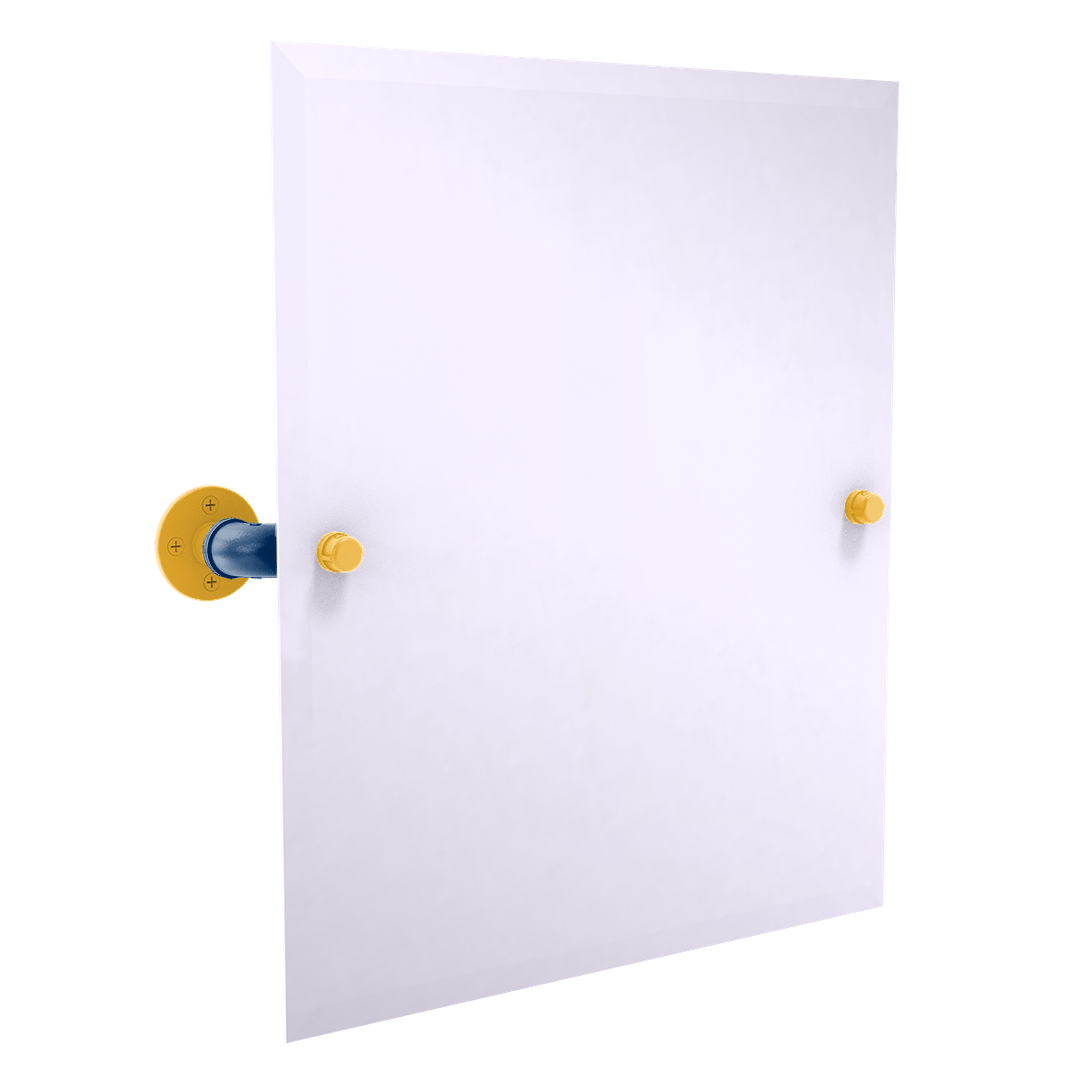 Hardwood Collection Frameless Rectangular Wall Mounted Tilt Mirror Indiana Edition