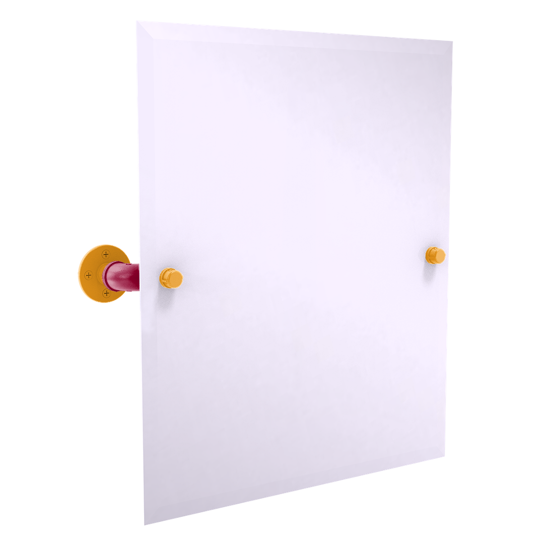 Hardwood Collection Frameless Rectangular Wall Mounted Tilt Mirror Miami Edition