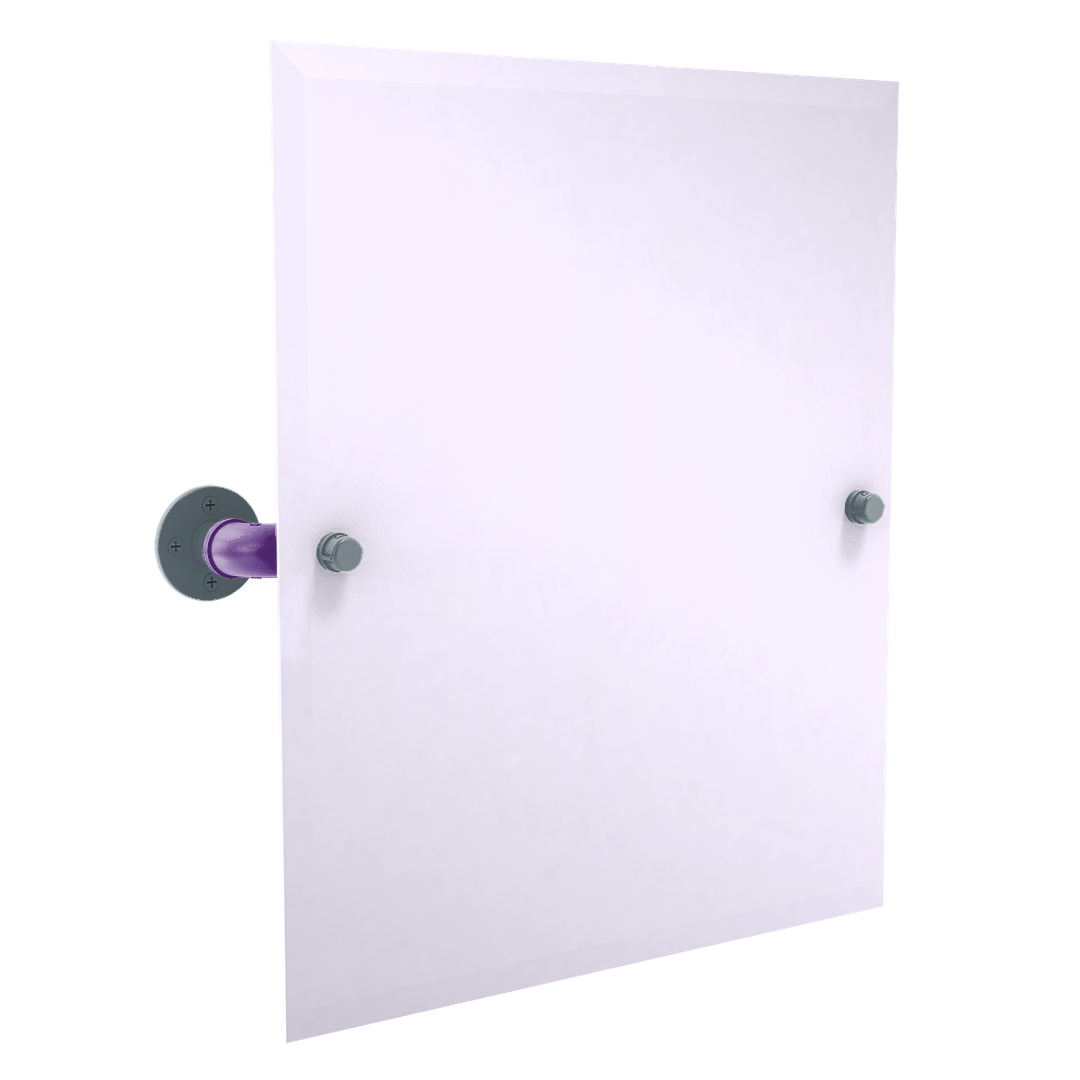 Hardwood Collection Frameless Rectangular Wall Mounted Tilt Mirror Sacramento Edition