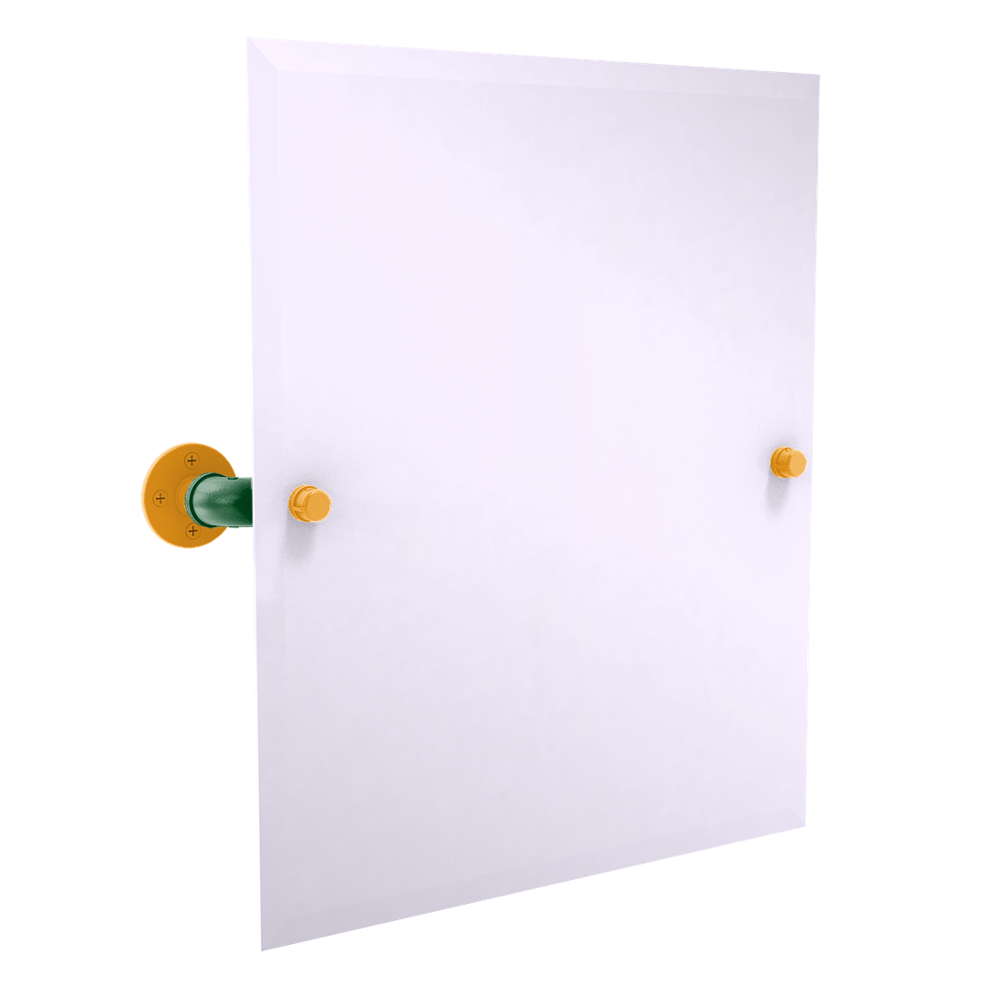 Hardwood Collection Frameless Rectangular Wall Mounted Tilt Mirror Utah Edition