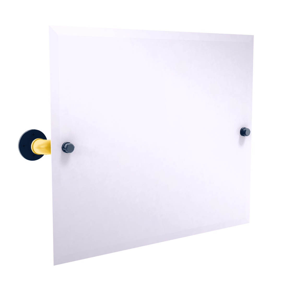 Hardwood Collection Landscape Rectangular Wall Mounted Tilt Mirror Denver Edition