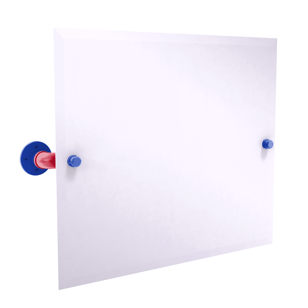 Hardwood Collection Landscape Rectangular Wall Mounted Tilt Mirror Detroit Edition