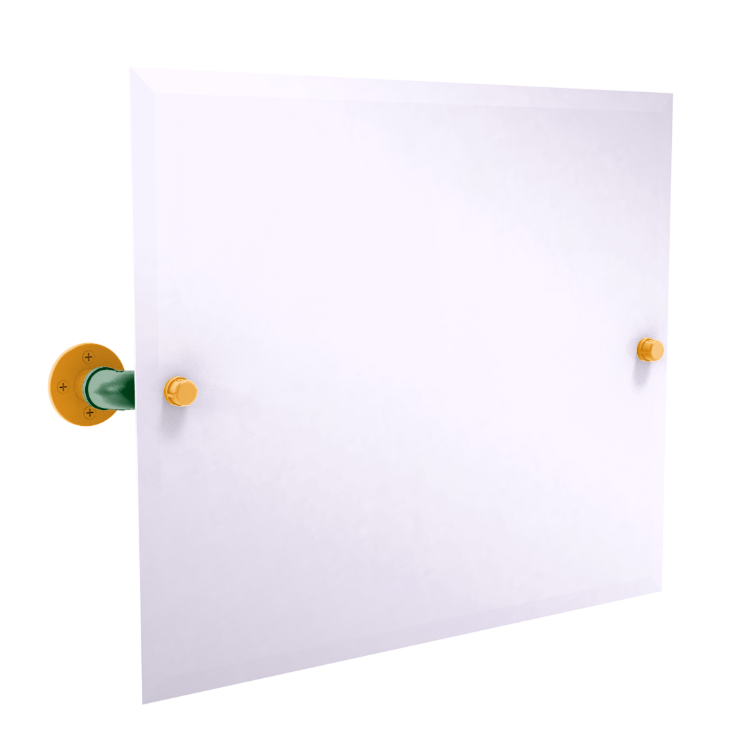 Hardwood Collection Landscape Rectangular Wall Mounted Tilt Mirror Utah Edition