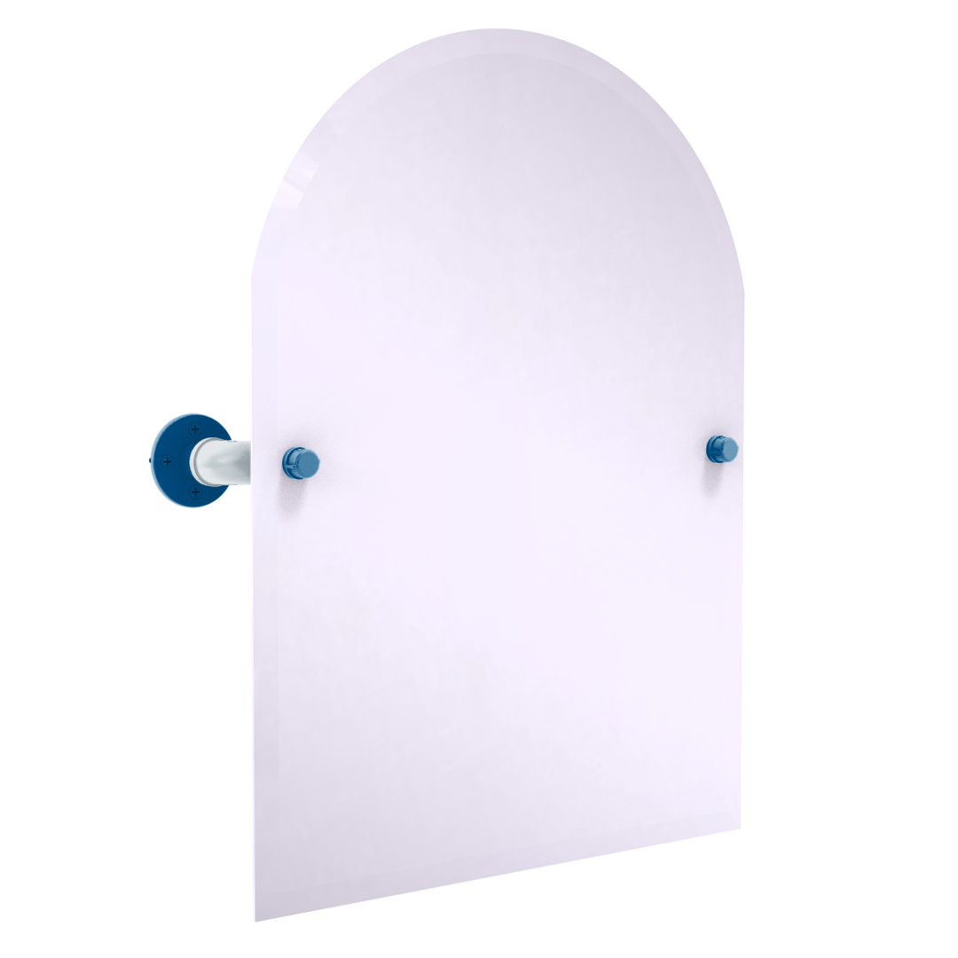 Hardwood Collection Frameless Arched Top Wall Mounted Tilt Mirror Dallas Edition