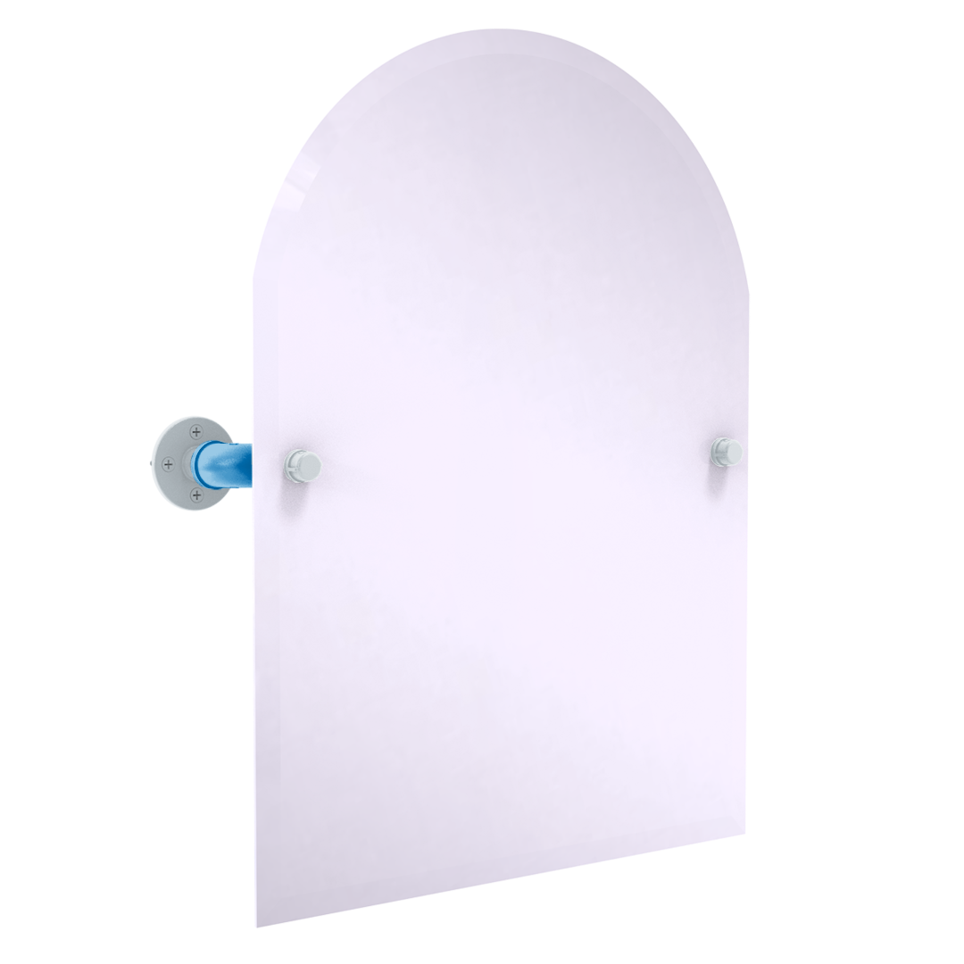 Hardwood Collection Frameless Arched Top Wall Mounted Tilt Mirror Orlando Edition