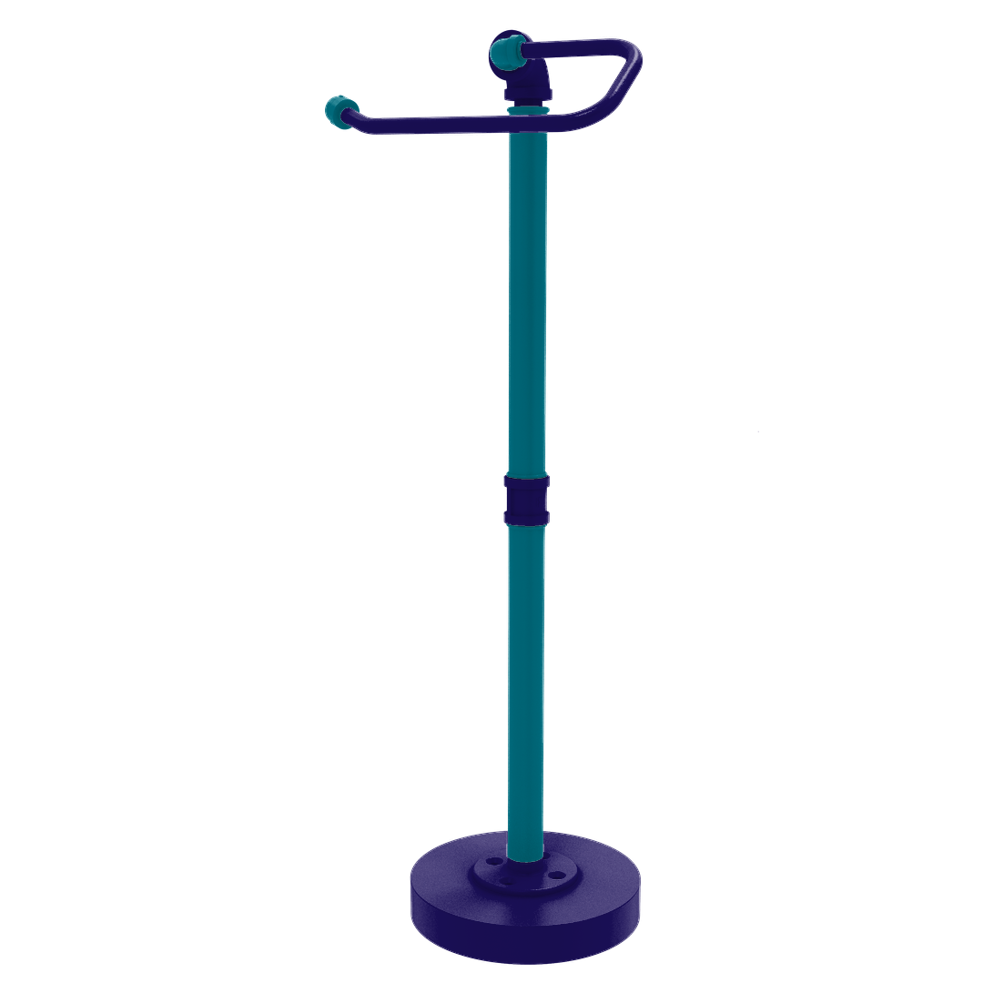 Hardwood Collection Freestanding Euro Style Toilet Tissue Stand Charlotte Edition