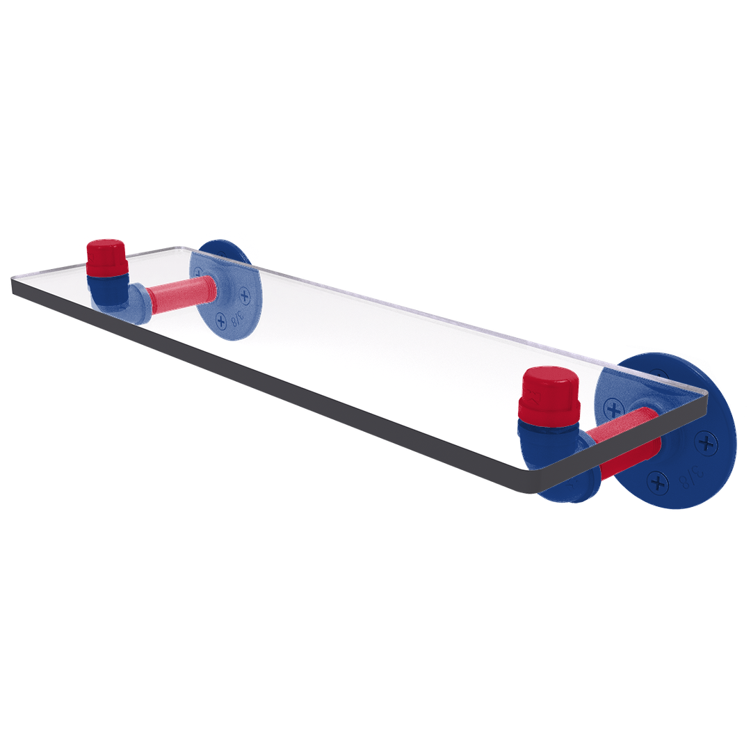 Hardwood Collection Glass Shelf Los Angeles Coastline Edition