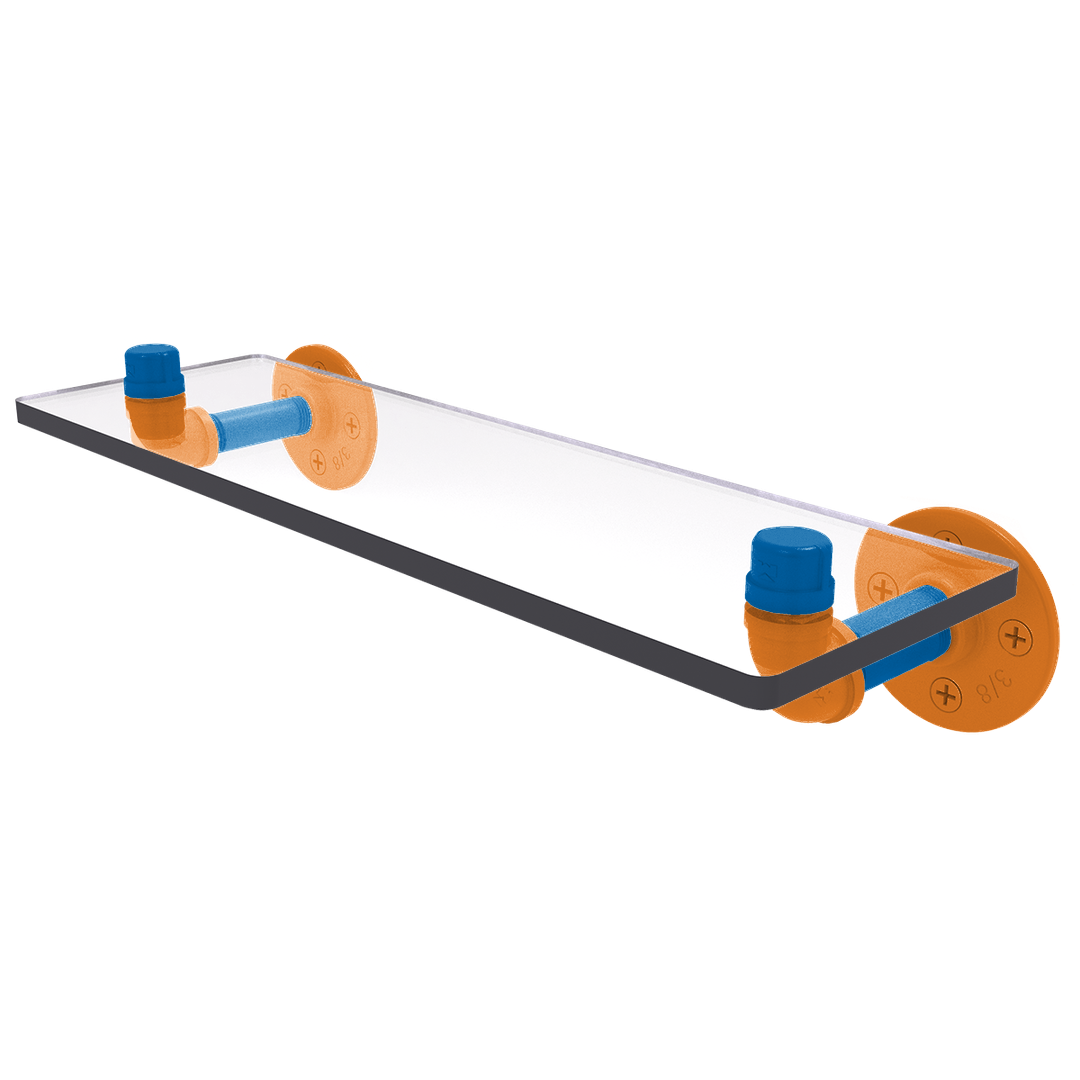 Hardwood Collection Glass Shelf New York Edition