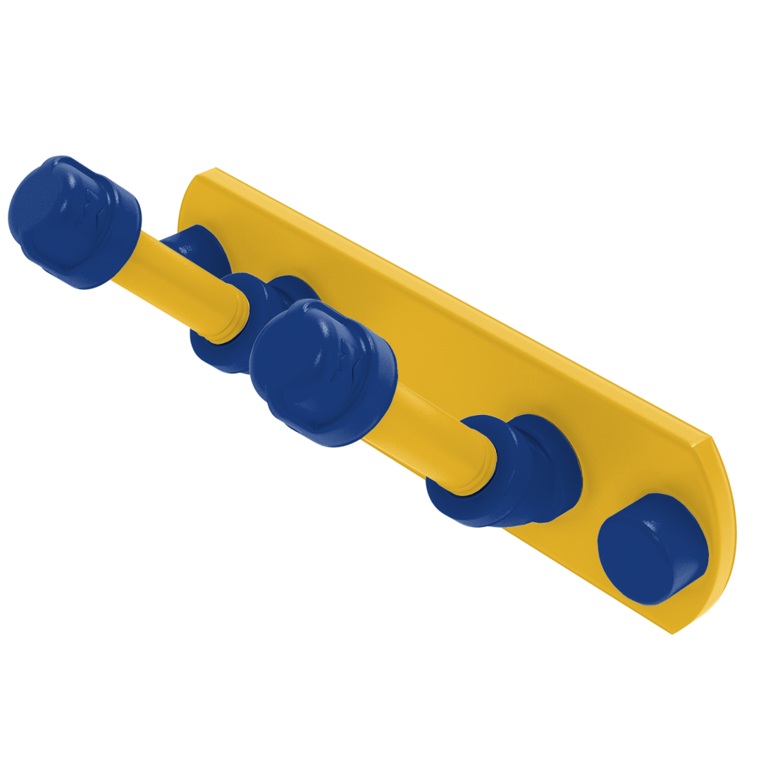 Hardwood Collection 2 Position Multi Hook Golden State Edition