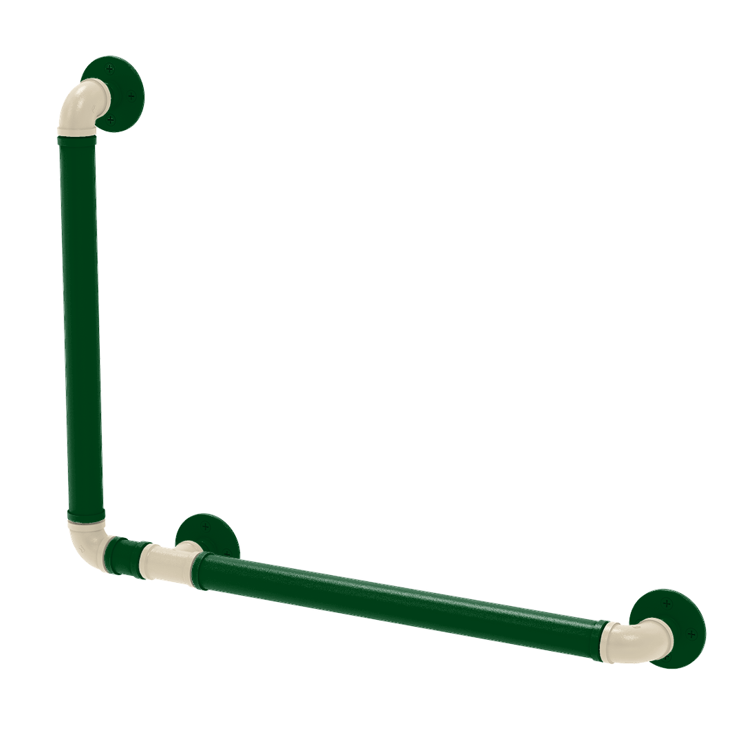 Hardwood Collection 90 Degree Grab Bar Left Hand Milwaukee Edition