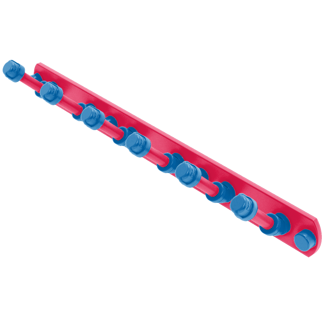 Hardwood Collection 6 Position Tie and Belt Rack Philadelphia Edition