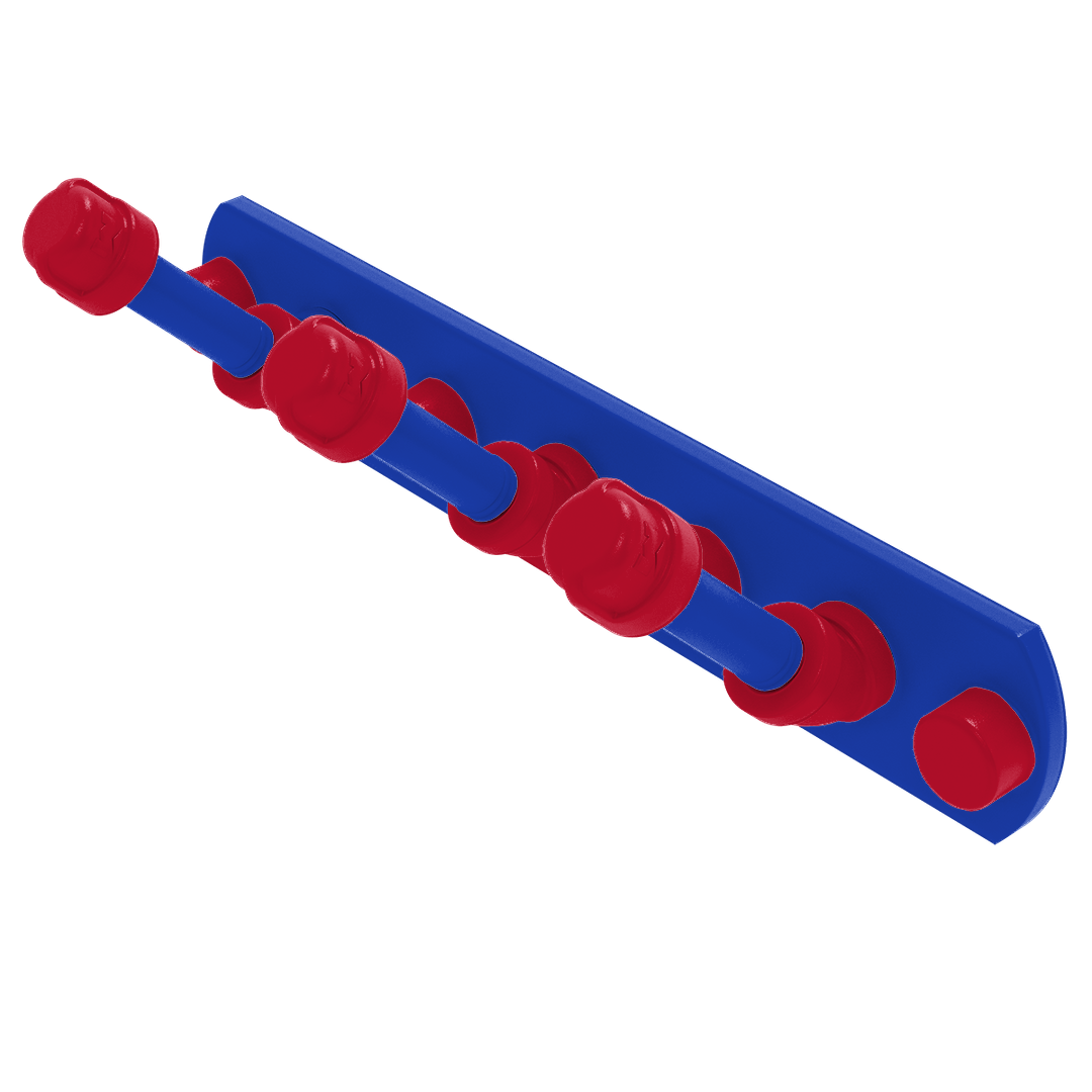 Hardwood Collection 3 Position Multi Hook Detroit Edition