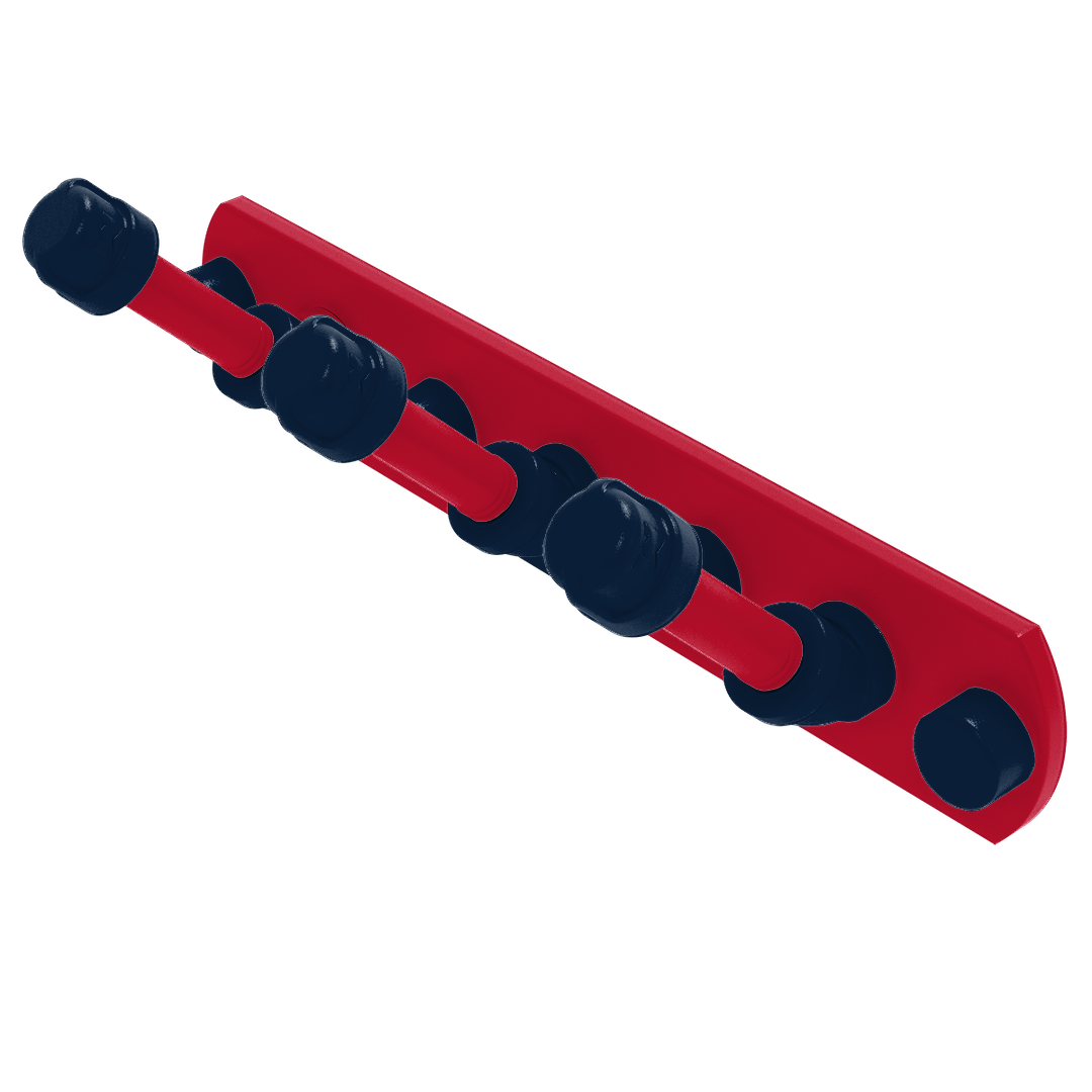 Hardwood Collection 3 Position Multi Hook New Orleans Edition