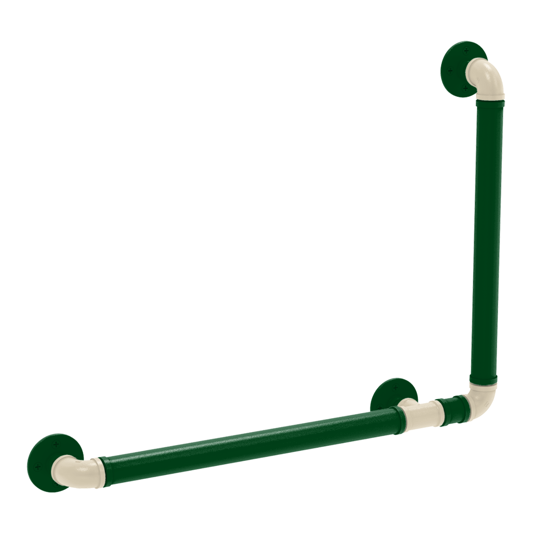 Hardwood Collection 90 Degree Grab Bar Right Hand Milwaukee Edition