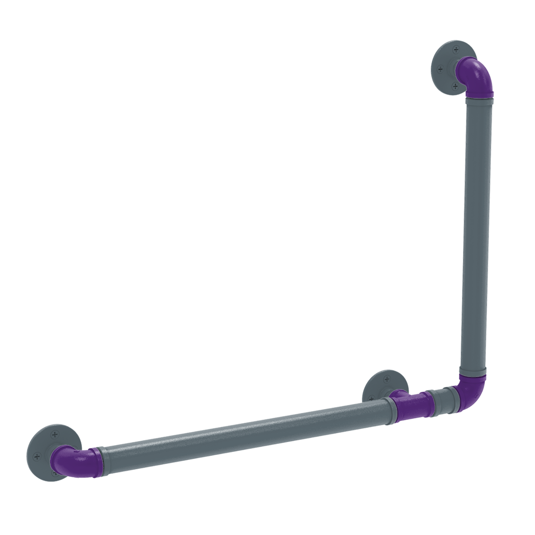 Hardwood Collection 90 Degree Grab Bar Right Hand Sacramento Edition
