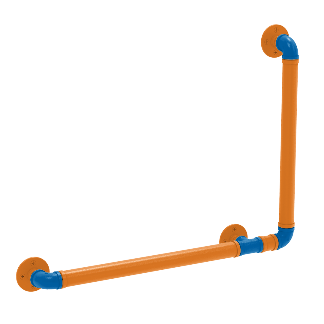 Hardwood Collection 90 Degree Grab Bar Right Hand New York Edition