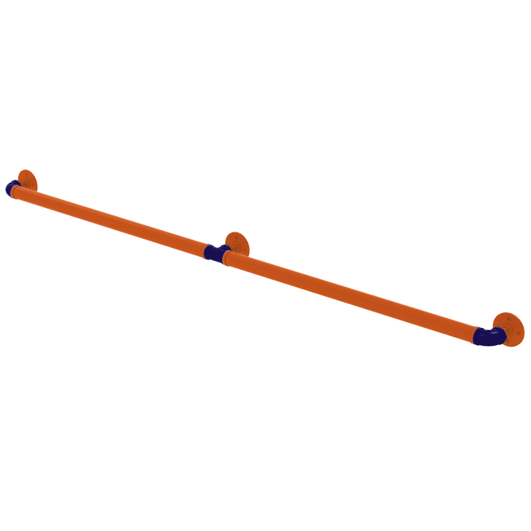 Hardwood Collection Extended 3 Post Grab Bar Phoenix Edition