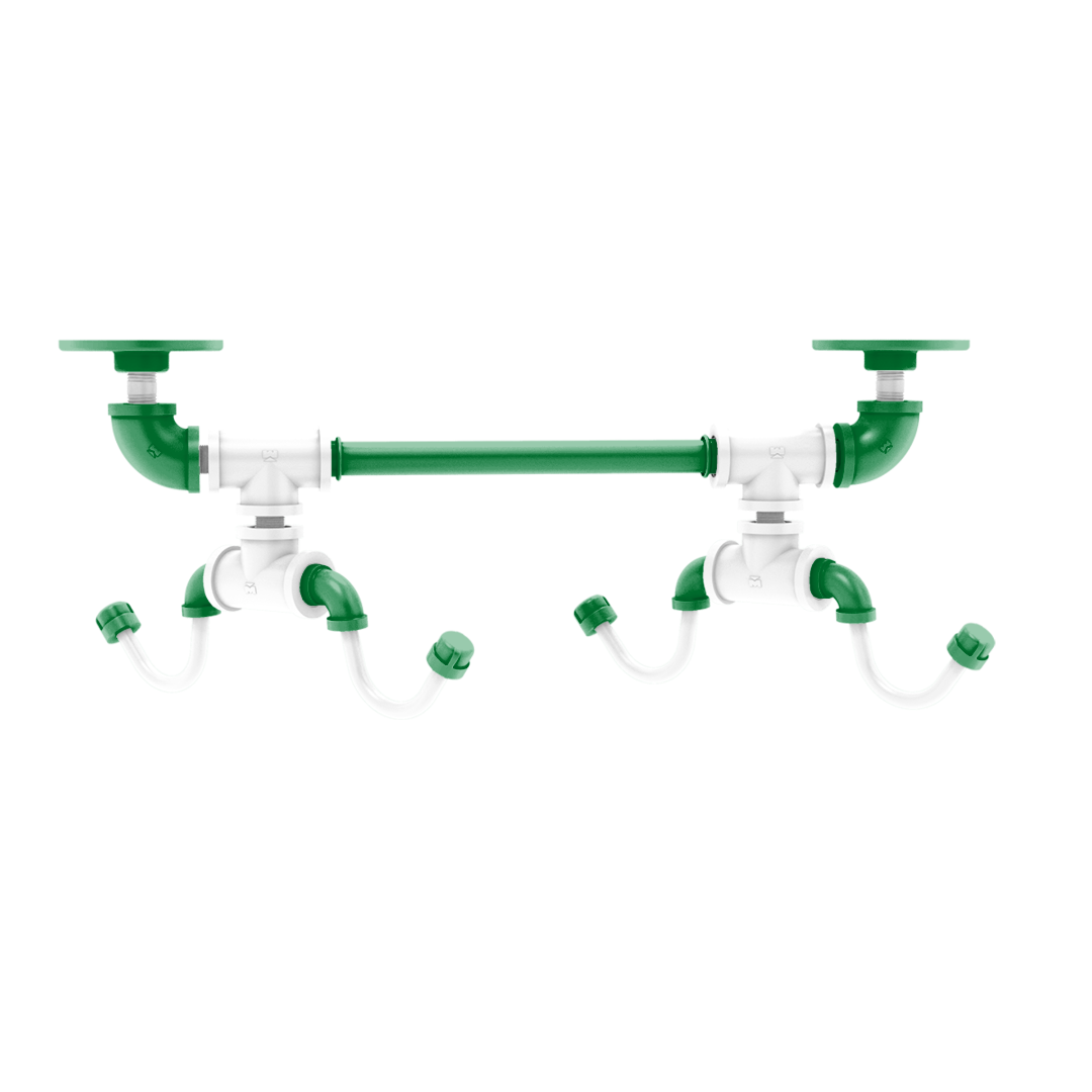 Hardwood Collection Under Cabinet 4 Coffee Mug Rack Boston Edition