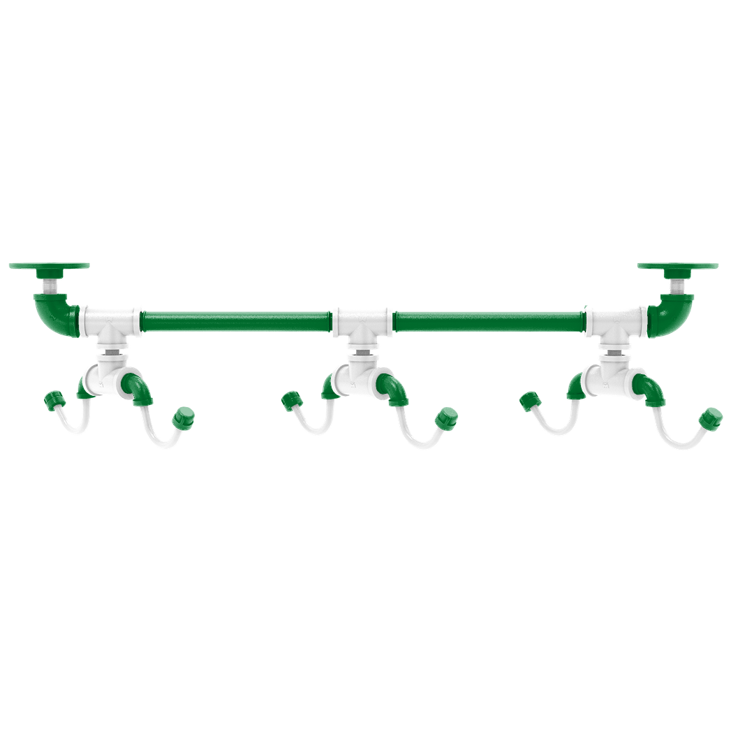 Hardwood Collection Under Cabinet 6 Coffee Mug Rack Boston Edition