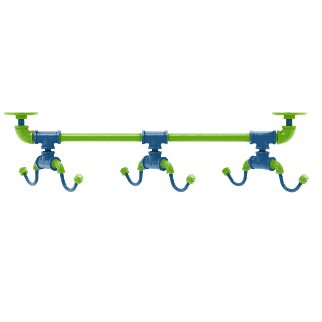 Hardwood Collection Under Cabinet 6 Coffee Mug Rack Minnesota Edition