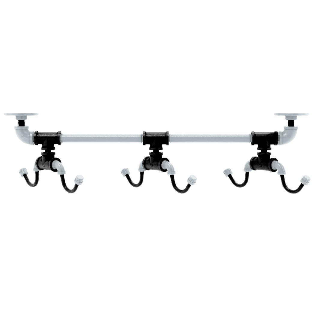 Hardwood Collection Under Cabinet 6 Coffee Mug Rack San Antonio Edition