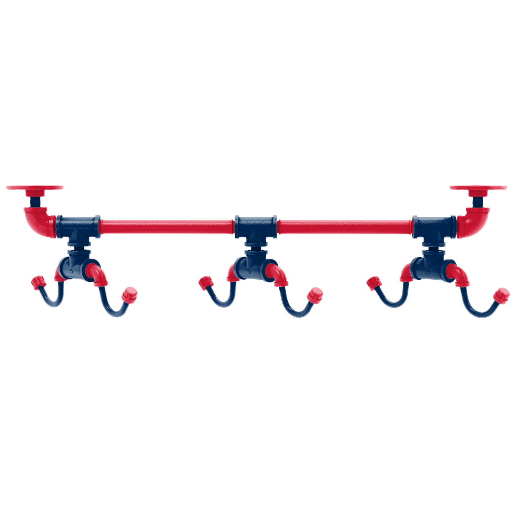 Hardwood Collection Under Cabinet 6 Coffee Mug Rack Washington Edition