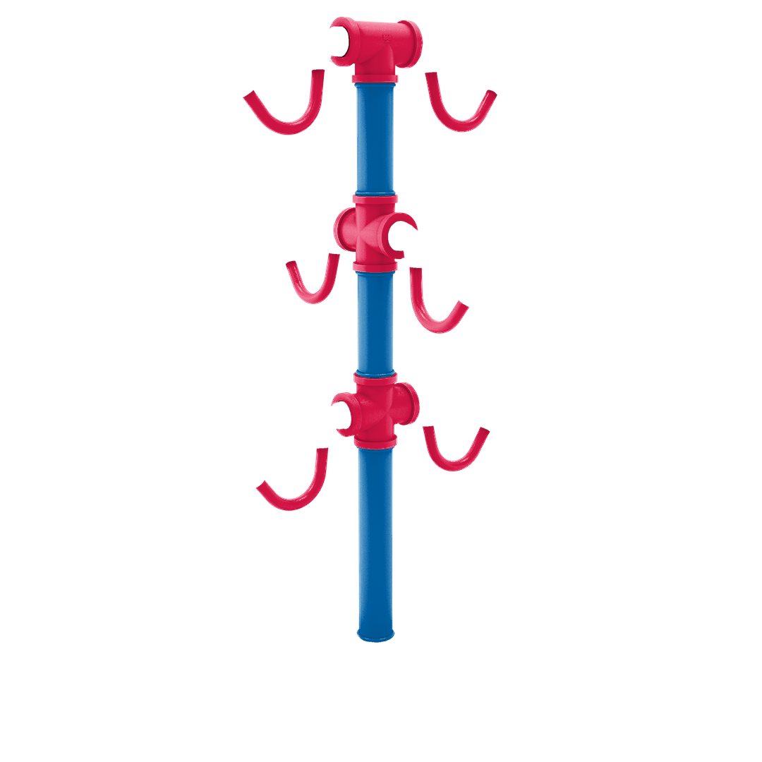 Hardwood Collection Countertop 6 Coffee Mug Holder Philadelphia Edition