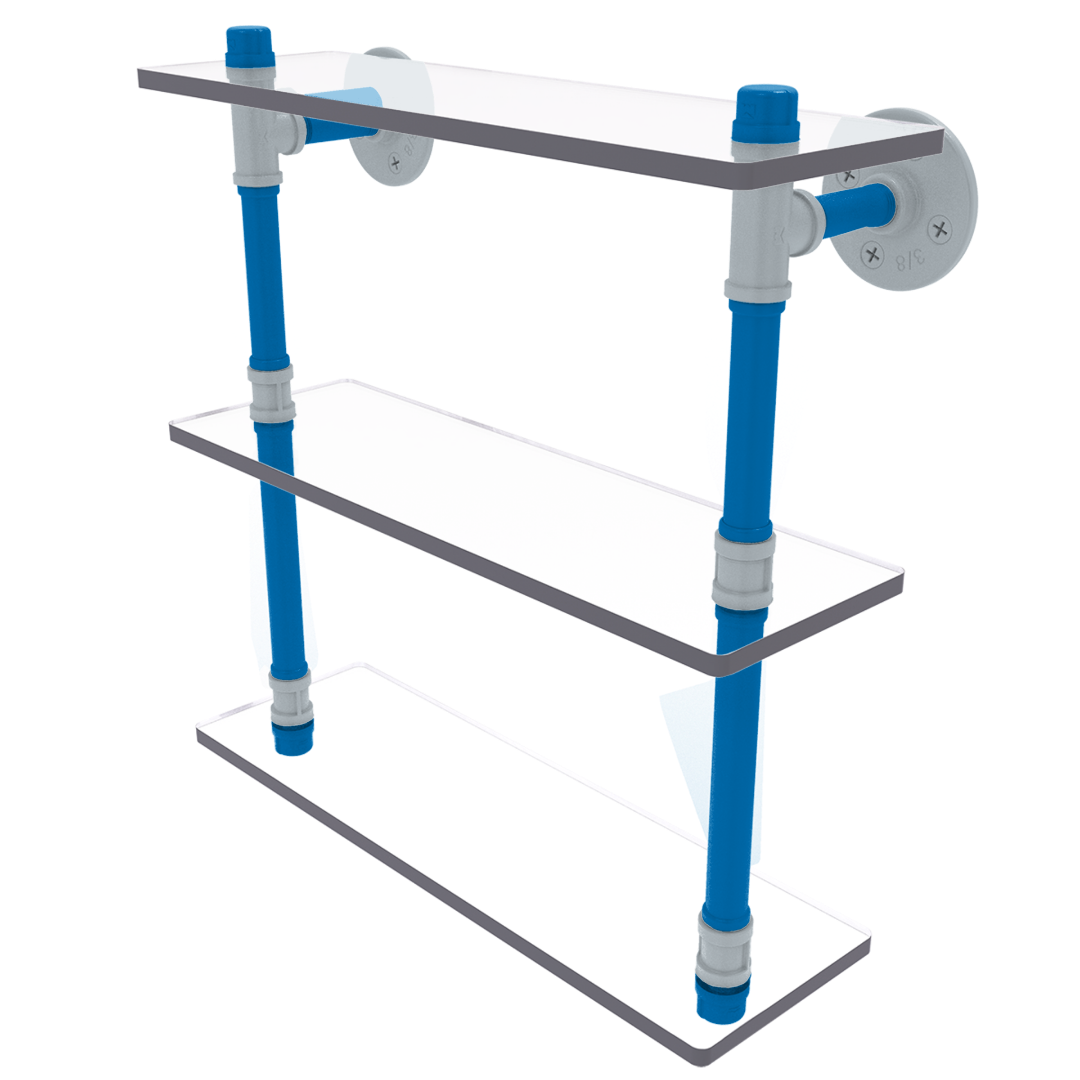 Hardwood Collection Triple Glass Shelf Orlando Edition