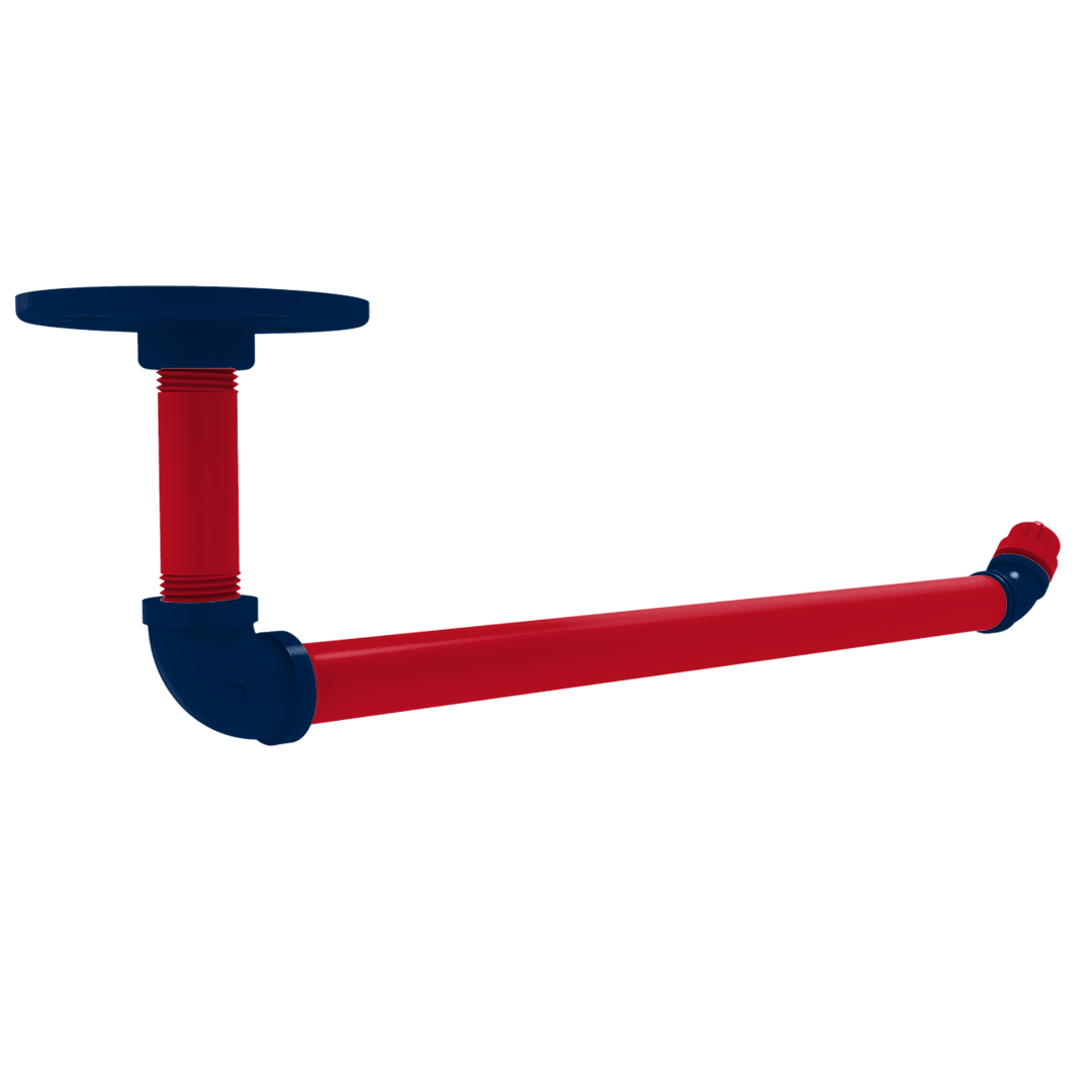 Slapshot Collection Under Cabinet Paper Towel Holder Columbus Edition