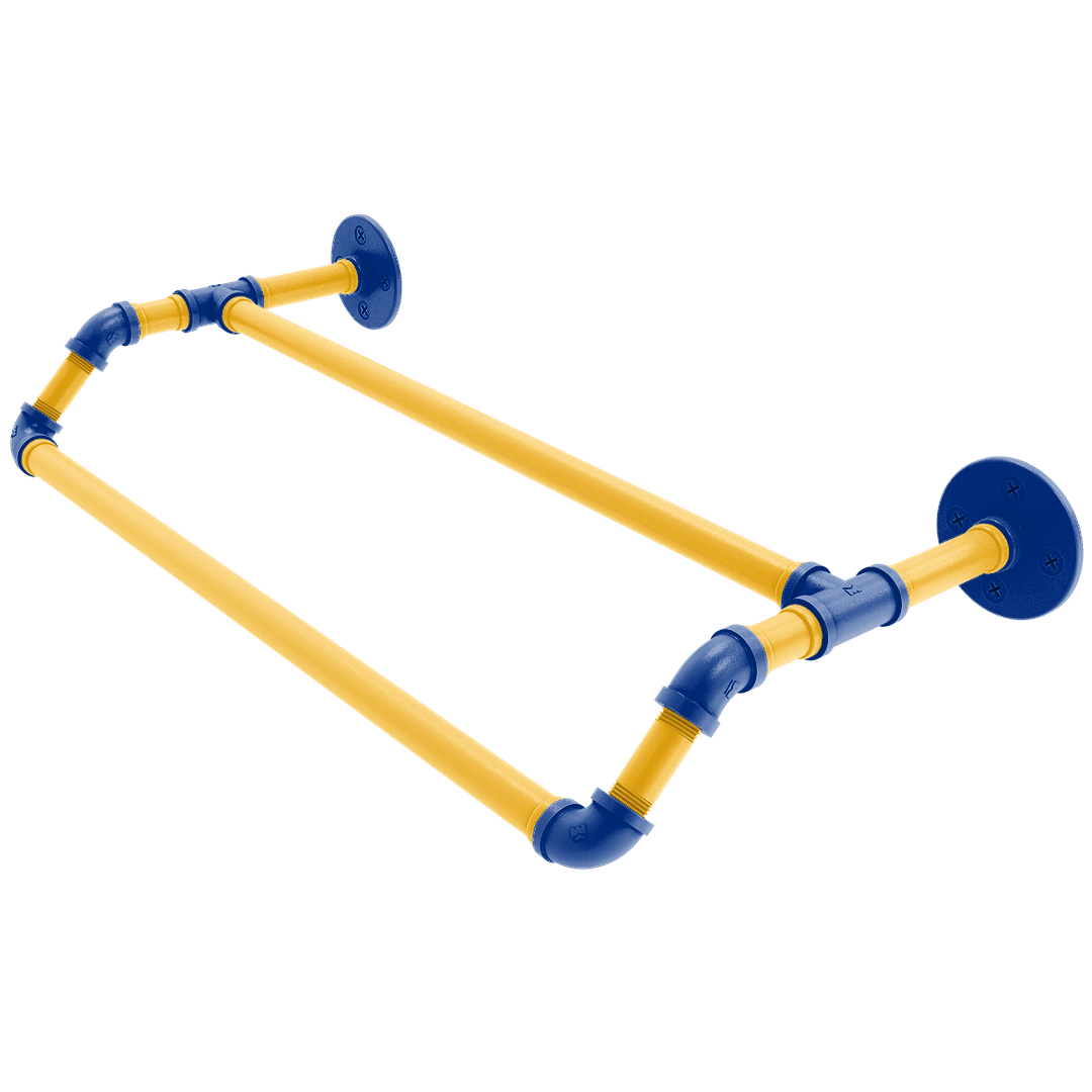 Slapshot Collection Double Towel Bar St. Louis Edition
