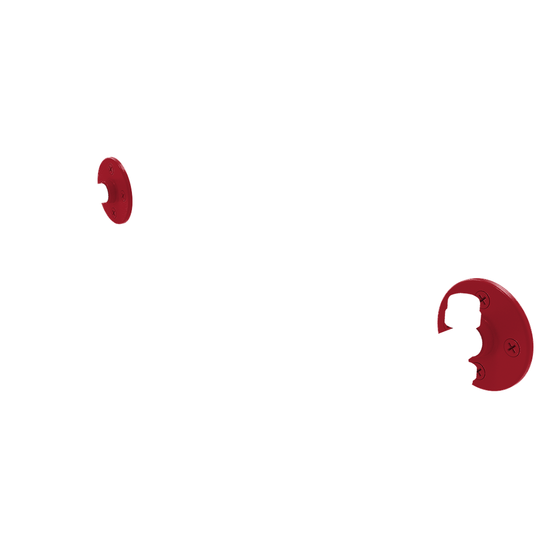 Slapshot Collection Towel Bar with Integrated Hooks Montreal Edition