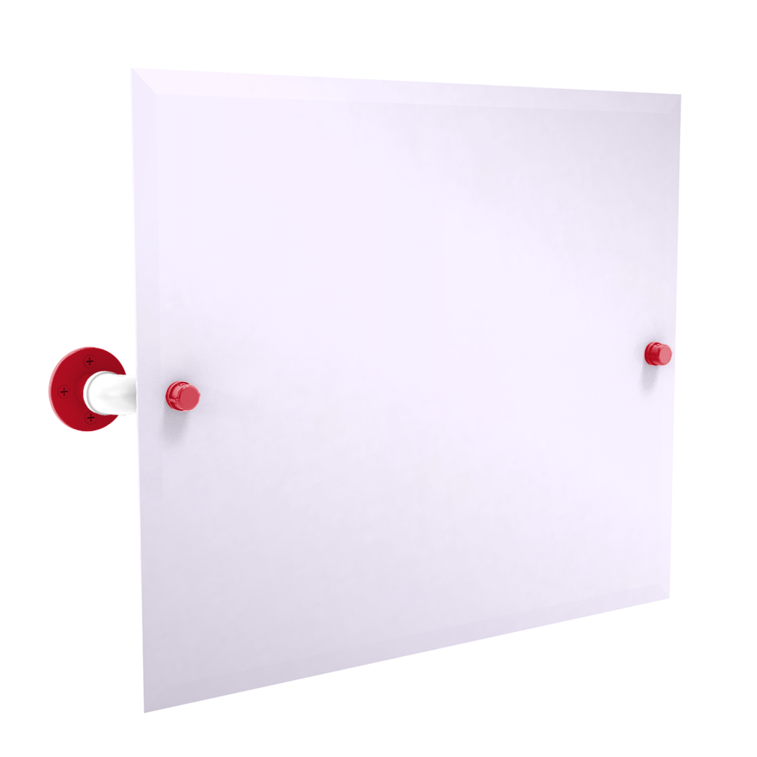 Slapshot Collection Landscape Rectangular Wall Mounted Tilt Mirror Detroit Edition