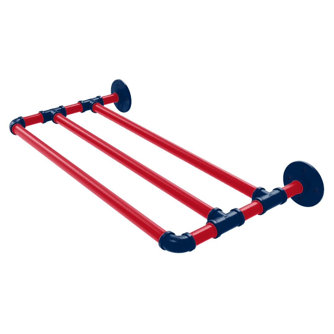 Slapshot Collection Wall Mounted Towel Shelf Columbus Edition