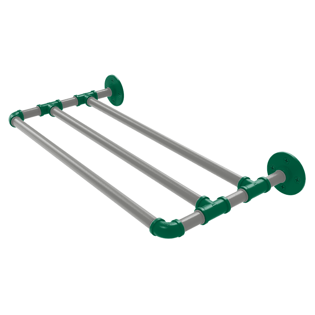 Slapshot Collection Wall Mounted Towel Shelf Dallas Edition