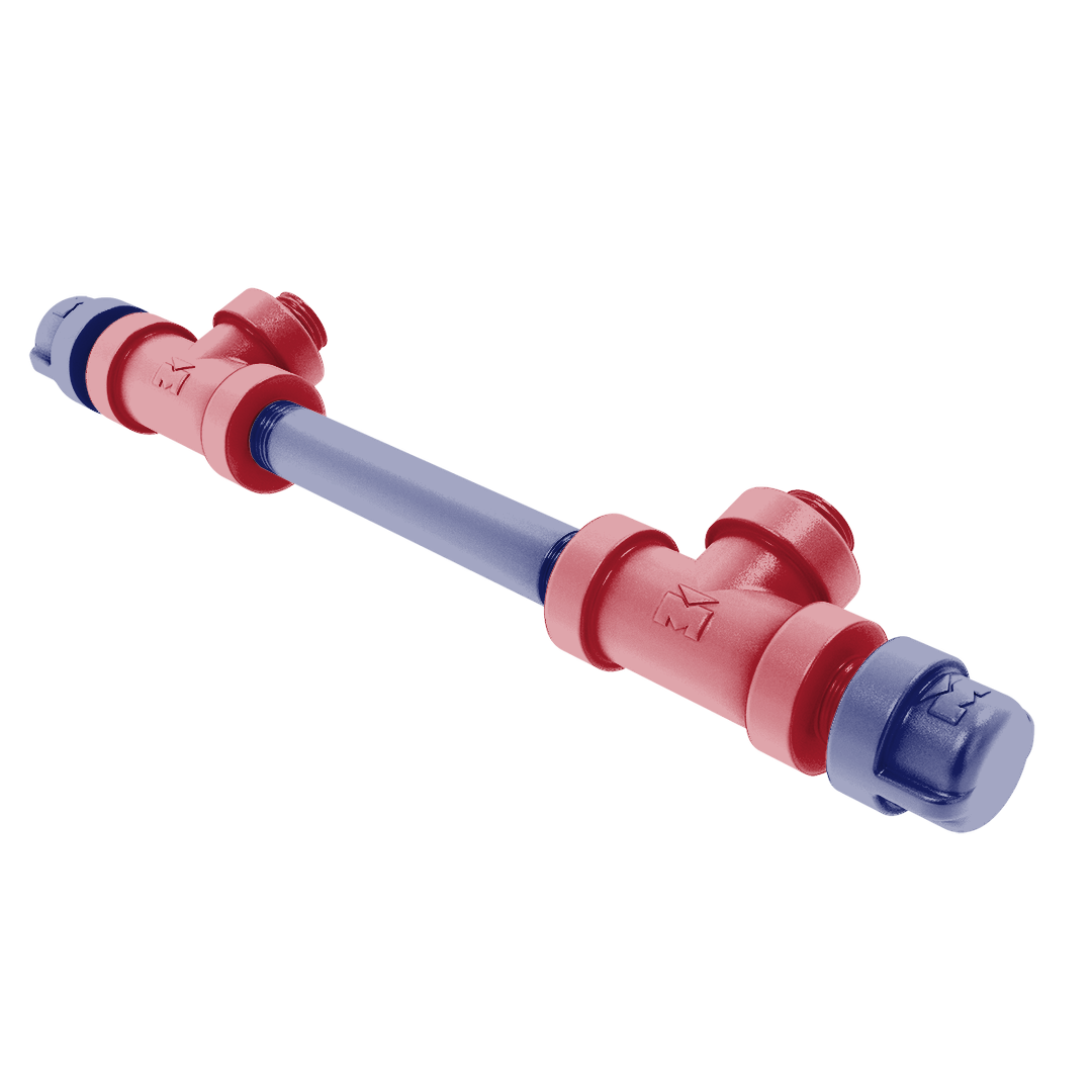 Slapshot Collection 7 Inch Overall Cabinet Pull Montreal Edition