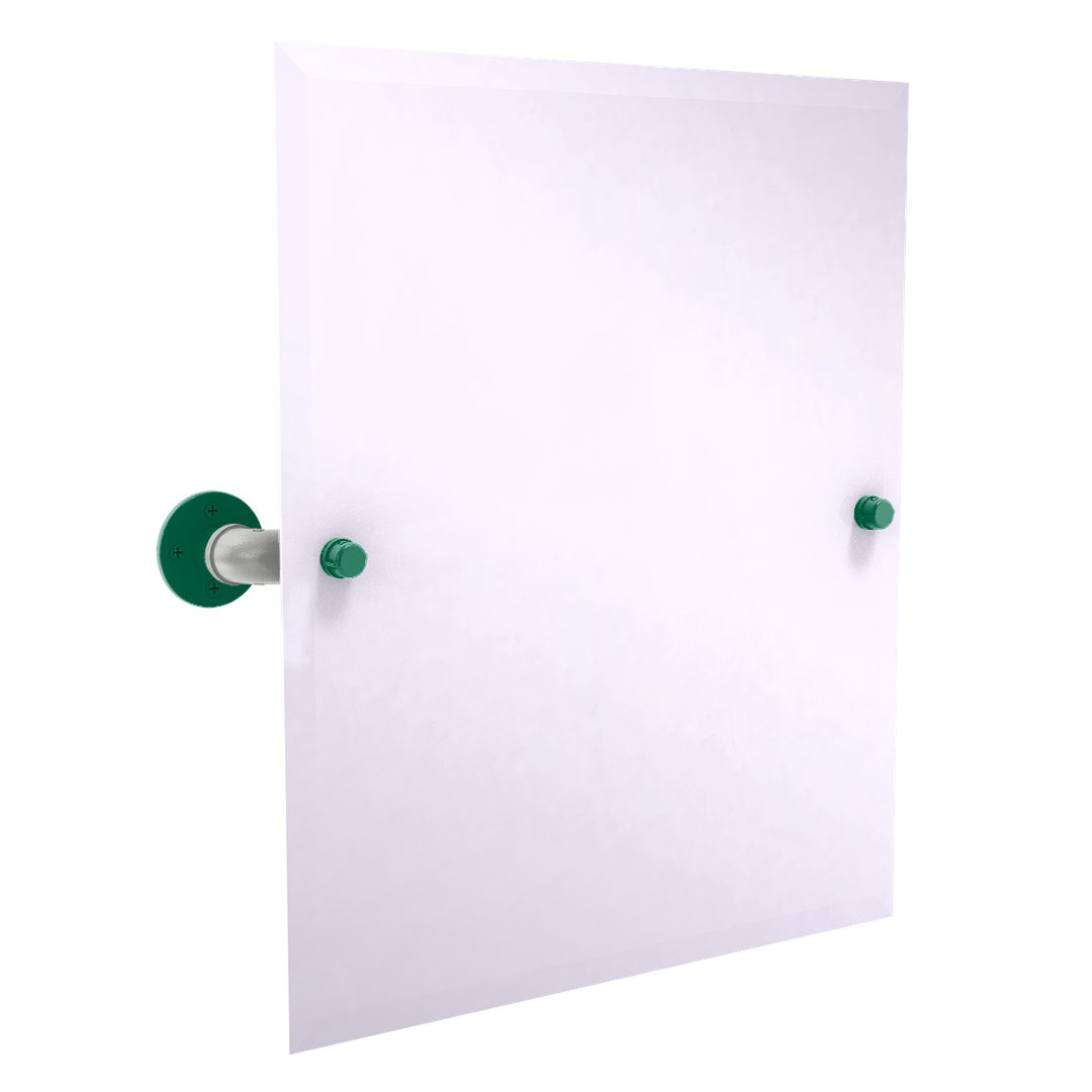 Slapshot Collection Frameless Rectangular Wall Mounted Tilt Mirror Dallas Edition