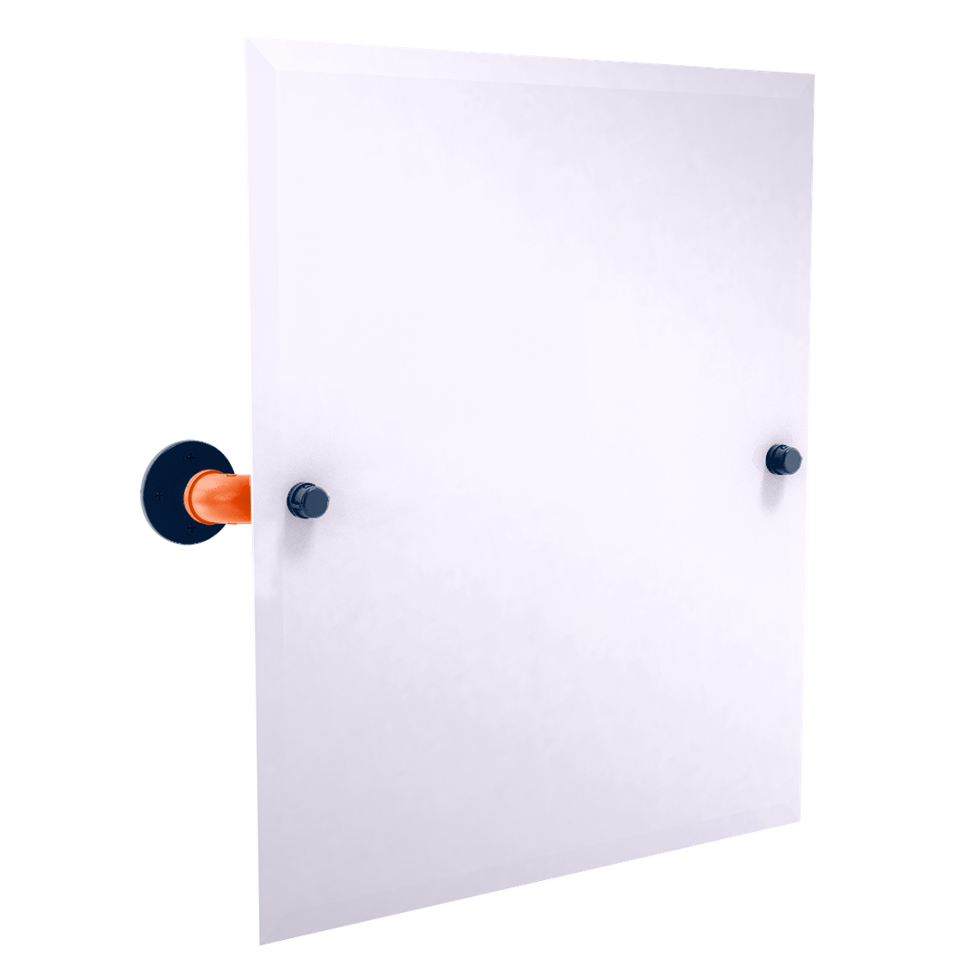 Slapshot Collection Frameless Rectangular Wall Mounted Tilt Mirror Edmonton Edition