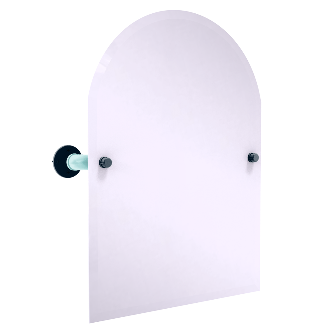 Slapshot Collection Frameless Arched Top Wall Mounted Tilt Mirror Seattle Edition