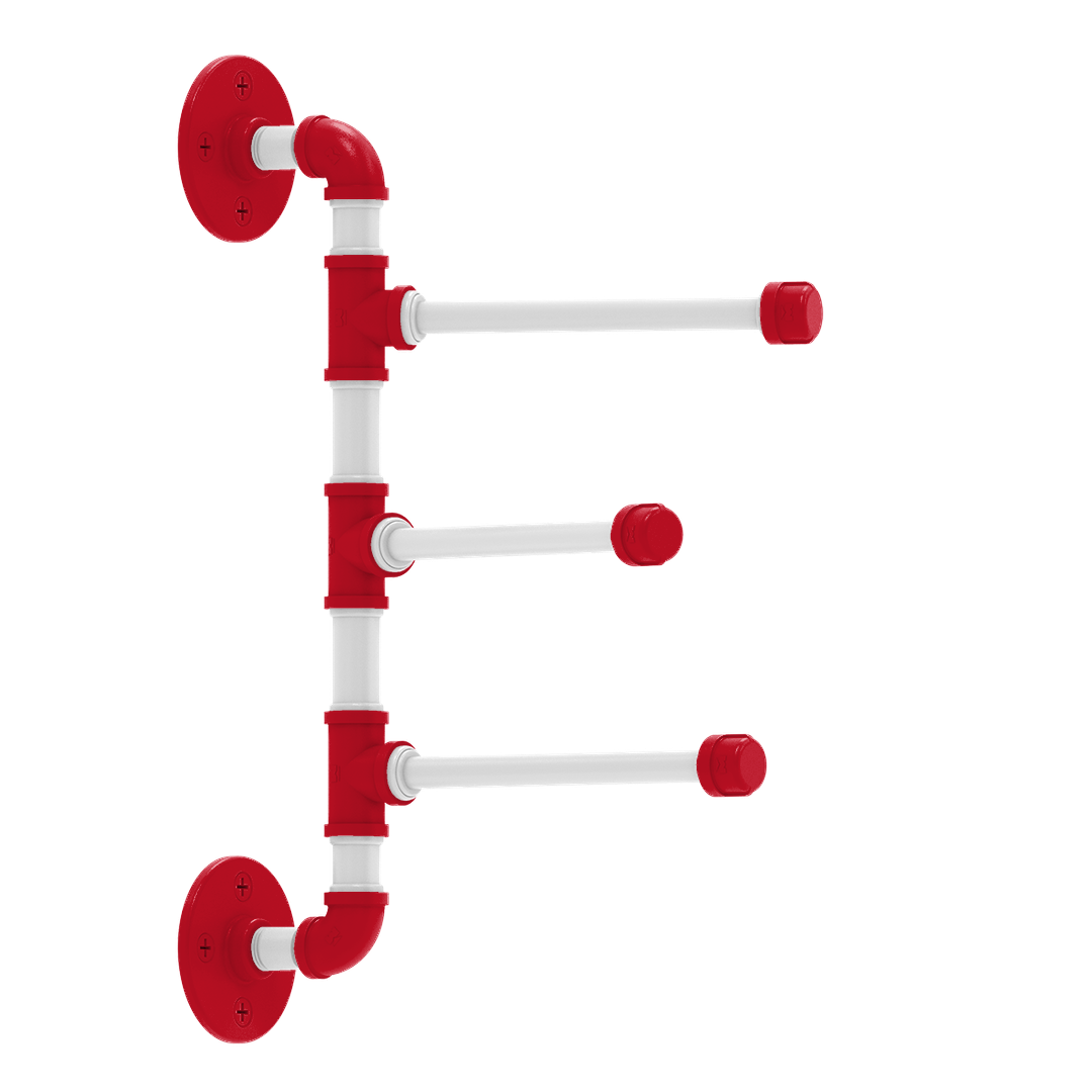 Slapshot Collection 3 Swing Arm Vertical Towel Bar Detroit Edition