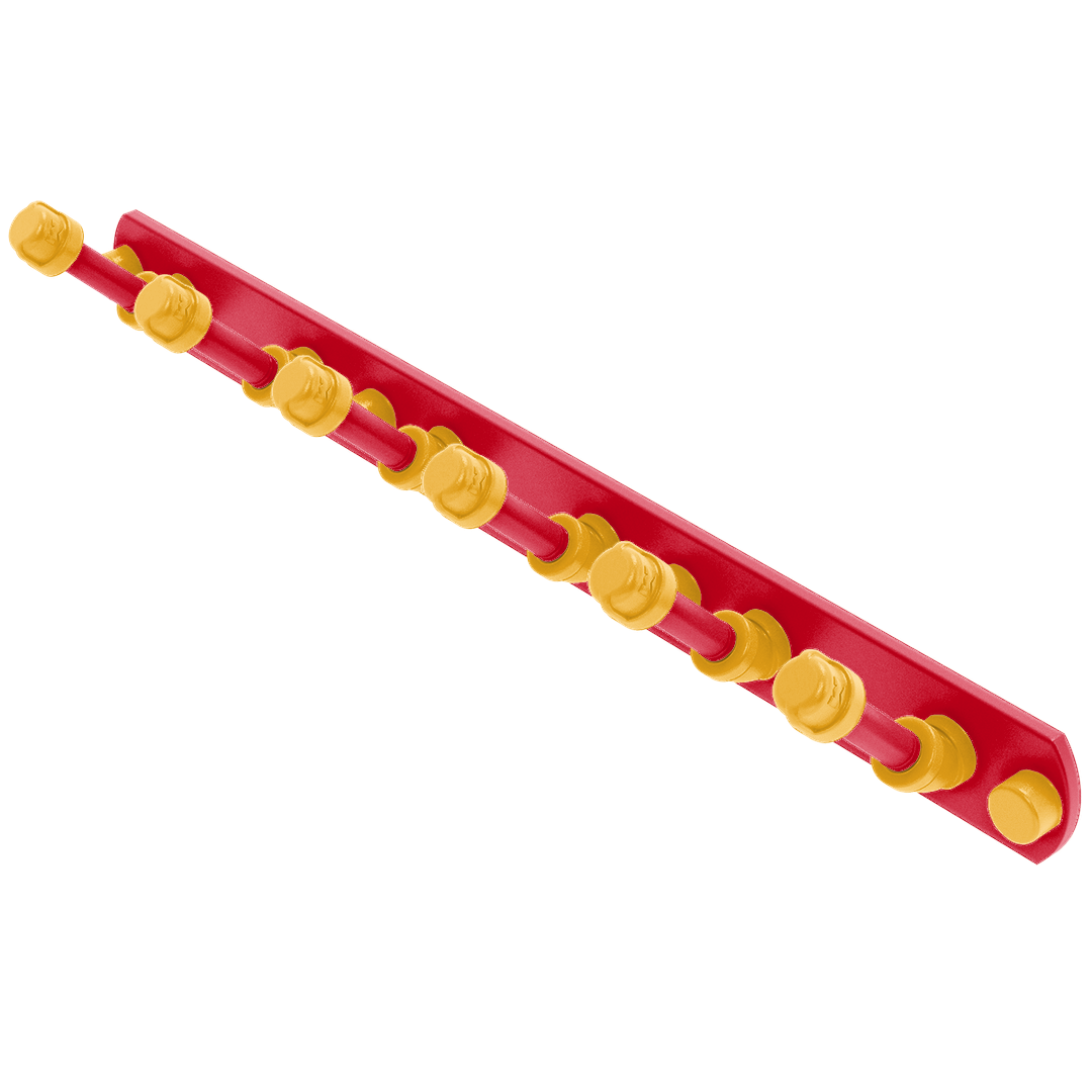 Slapshot Collection 6 Position Tie and Belt Rack Calgary Edition