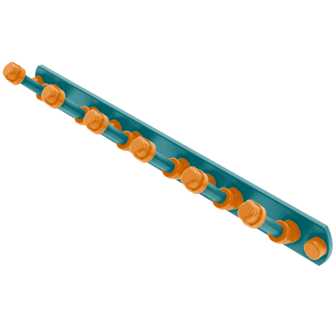 Slapshot Collection 6 Position Tie and Belt Rack San Jose Edition